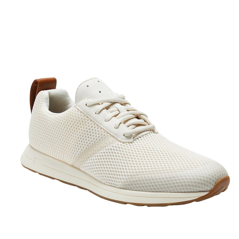 YORK Athletics Mens The Henry Runner Athletic Sneakers US 9.5 Bone White NIB
